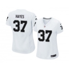 Women's Nike Oakland Raiders #37 Lester Hayes White NFL Jersey