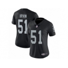 Women's Nike Oakland Raiders #51 Bruce Irvin Vapor Untouchable Limited Black Team Color NFL Jersey