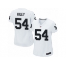 Women's Nike Oakland Raiders #54 Perry Riley Limited White NFL Jersey