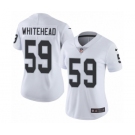 Women's Nike Oakland Raiders #59 Tahir Whitehead White Vapor Untouchable Elite Player NFL Jersey