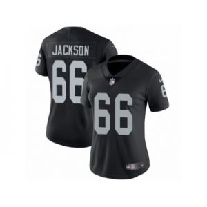Women's Nike Oakland Raiders #66 Gabe Jackson Vapor Untouchable Limited Black Team Color NFL Jersey