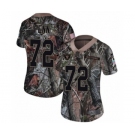 Women's Nike Oakland Raiders #72 Donald Penn Limited Camo Rush Realtree NFL Jersey