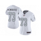 Women's Nike Oakland Raiders #73 Marshall Newhouse Limited White Rush NFL Jersey