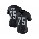 Women's Nike Oakland Raiders #75 Howie Long Vapor Untouchable Limited Black Team Color NFL Jersey