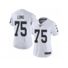 Women's Nike Oakland Raiders #75 Howie Long Vapor Untouchable Limited White NFL Jersey