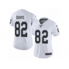 Women's Nike Oakland Raiders #82 Al Davis Vapor Untouchable Limited White NFL Jersey