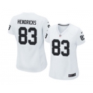 Women's Nike Oakland Raiders #83 Ted Hendricks White NFL Jersey