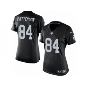 Women's Nike Oakland Raiders #84 Cordarrelle Patterson Limited Black Team Color NFL Jersey