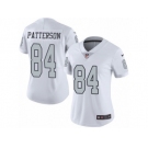 Women's Nike Oakland Raiders #84 Cordarrelle Patterson Limited White Rush NFL Jersey