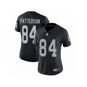 Women's Nike Oakland Raiders #84 Cordarrelle Patterson Vapor Untouchable Limited Black Team Color NFL Jersey