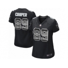 Women's Nike Oakland Raiders #89 Amari Cooper Limited Black Strobe NFL Jersey