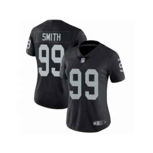 Women's Nike Oakland Raiders #99 Aldon Smith Vapor Untouchable Limited Black Team Color NFL Jersey