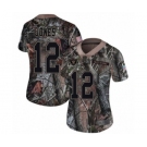 Women's Oakland Raiders #12 Zay Jones Limited Camo Rush Realtree Football Jersey