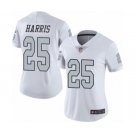 Women's Oakland Raiders #25 Erik Harris Limited White Rush Vapor Untouchable Football Jersey