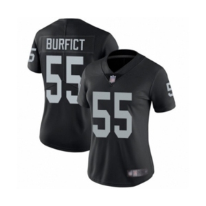 Women's Oakland Raiders #55 Vontaze Burfict Black Team Color Vapor Untouchable Limited Player Football Jersey