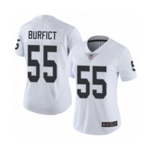 Women's Oakland Raiders #55 Vontaze Burfict White Vapor Untouchable Limited Player Football Jersey