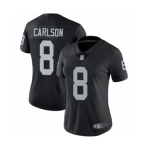 Women's Oakland Raiders #8 Daniel Carlson Black Team Color Vapor Untouchable Limited Player Football Jersey