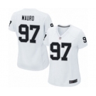 Women's Oakland Raiders #97 Josh Mauro Game White Football Jersey