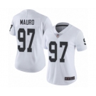 Women's Oakland Raiders #97 Josh Mauro White Vapor Untouchable Limited Player Football Jersey