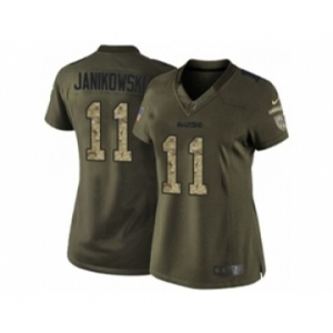 nike women nfl jerseys oakland raiders #11 sebastian janikowski army green[nike Limited Salute To Service]