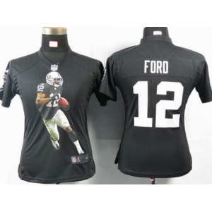 nike women nfl jerseys oakland raiders #12 jacoby ford black[portrait fashion]