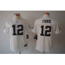 nike women nfl jerseys oakland raiders #12 jacoby ford white[nike limited]