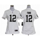 nike women nfl jerseys oakland raiders #12 jacoby ford white[nike]