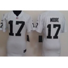 nike women nfl jerseys oakland raiders #17 moore white[nike]