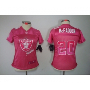 nike women nfl jerseys oakland raiders #20 darren mcfadden pink[2012 fem fan]
