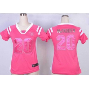 nike women nfl jerseys oakland raiders #20 darren mcfadden pink[fashion Rhinestone sequins]