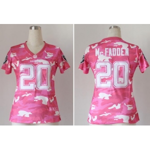 nike women nfl jerseys oakland raiders #20 darren mcfadden pink[fashion camo]