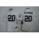 nike women nfl jerseys oakland raiders #20 darren mcfadden white[nike limited]