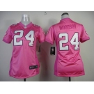 nike women nfl jerseys oakland raiders #24 woodson pink[nike love]