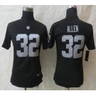 nike women nfl jerseys oakland raiders #32 allen black[nike]