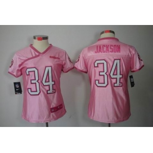 nike women nfl jerseys oakland raiders #34 jackson pink[2012 nike love]