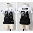 nike women nfl jerseys oakland raiders #34 jackson white-grey[nike drift fashion][second version]