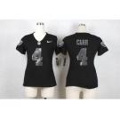 nike women nfl jerseys oakland raiders #4 carr black[nike][刺绣亮片]