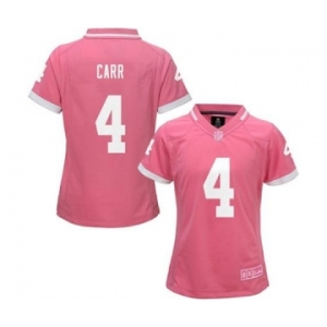 nike women nfl jerseys oakland raiders #4 carr pink[nike 2015]