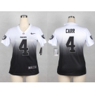 nike women nfl jerseys oakland raiders #4 carr white-grey[nike drift fashion][second version]