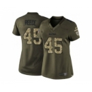 nike women nfl jerseys oakland raiders #45 marcel reece army green[nike Limited Salute To Service]