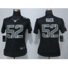 nike women nfl jerseys oakland raiders #52 mack black[nike impact limited]