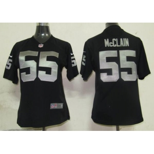 nike women nfl jerseys oakland raiders #55 mcclain black[nike]