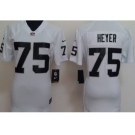 nike women nfl jerseys oakland raiders #75 heyer white[nike]