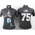 nike women nfl jerseys oakland raiders #75 howie long black[portrait fashion]