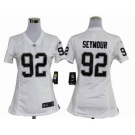 nike women nfl jerseys oakland raiders #92 seymour white[nike]