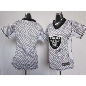 nike women nfl jerseys oakland raiders blank[fem fan zebra]