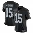 Youth Las Vegas Raiders #15 Gardner Minshew II Black Vapor Untouchable Football Stitched Jersey