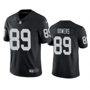 Youth Las Vegas Raiders #89 Brock Bowers Black 2024 Draft Vapor Football Stitched Jersey