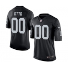 Youth Nike Oakland Raiders #0 Jim Otto Black Team Color NFL Jersey