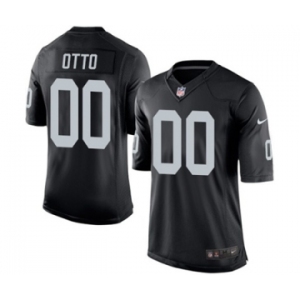 Youth Nike Oakland Raiders #0 Jim Otto Black Team Color NFL Jersey